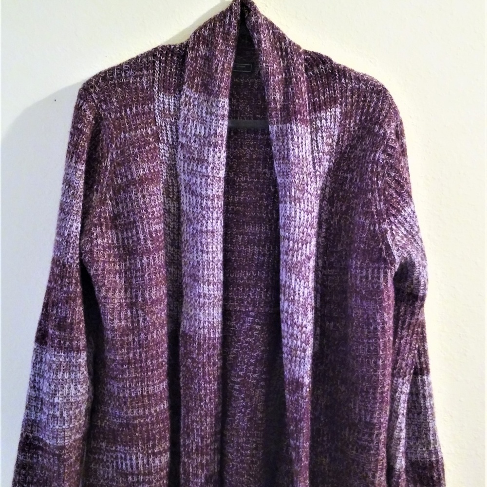 Creazioni Effeci Variegated Purple Knit Sweater